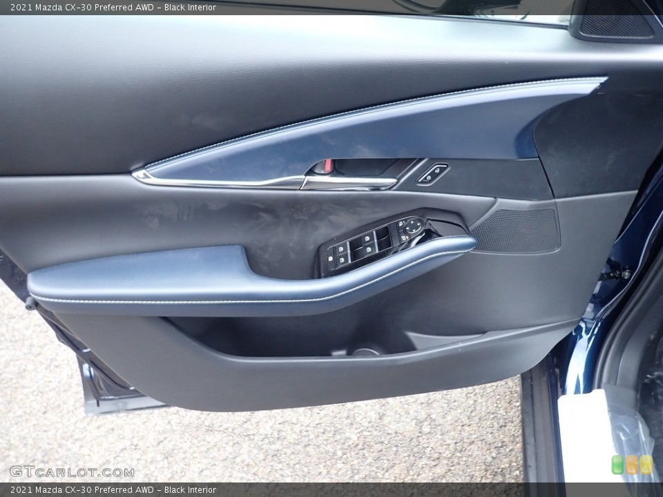 Black Interior Door Panel for the 2021 Mazda CX-30 Preferred AWD #140502129