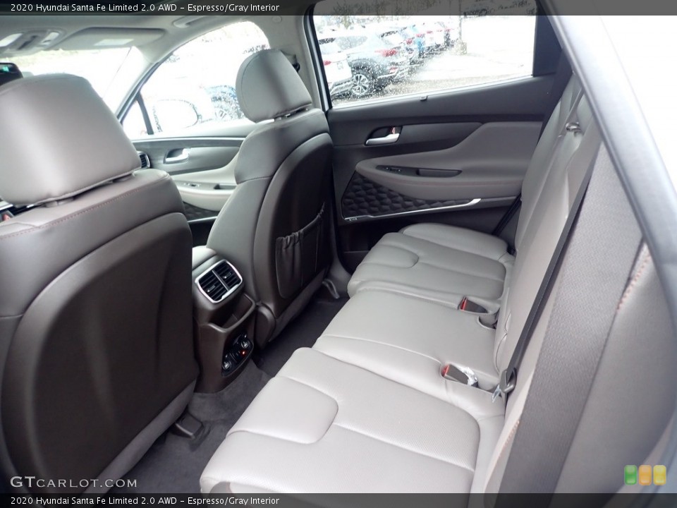 Espresso/Gray Interior Rear Seat for the 2020 Hyundai Santa Fe Limited 2.0 AWD #140502149