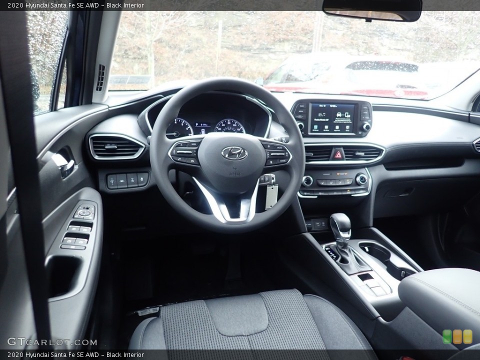 Black Interior Dashboard for the 2020 Hyundai Santa Fe SE AWD #140502529