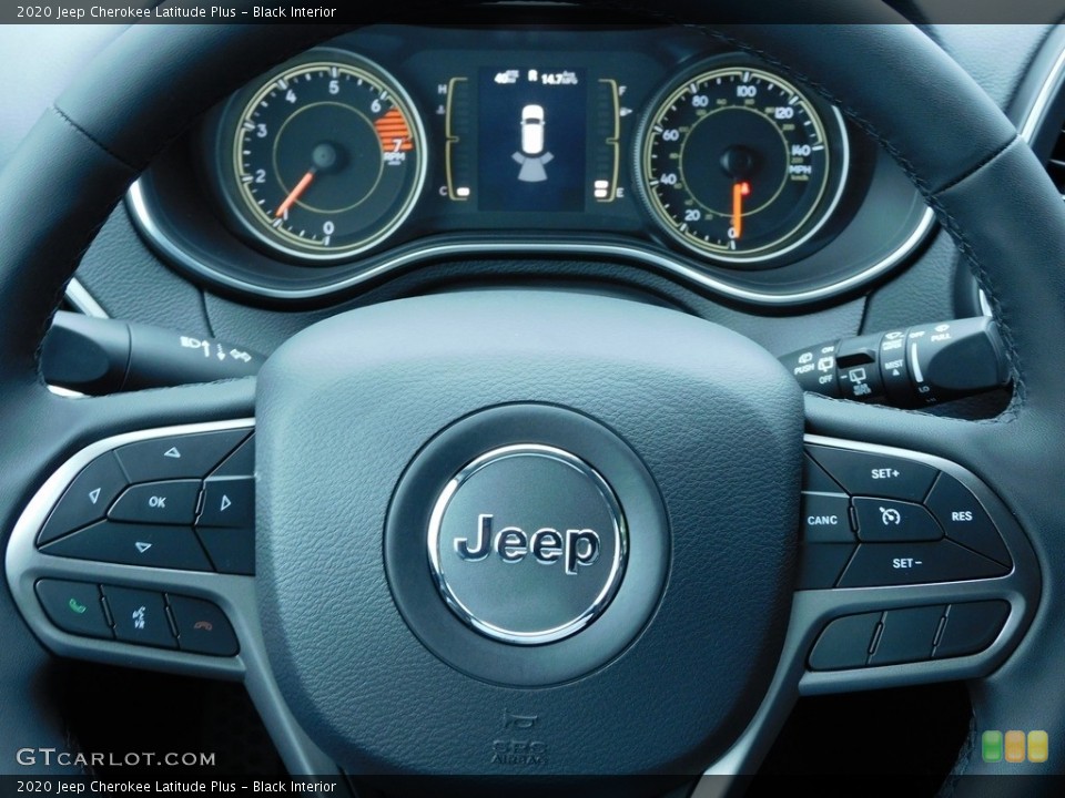 Black Interior Steering Wheel for the 2020 Jeep Cherokee Latitude Plus #140505904