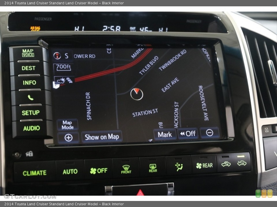 Black Interior Navigation for the 2014 Toyota Land Cruiser  #140506750