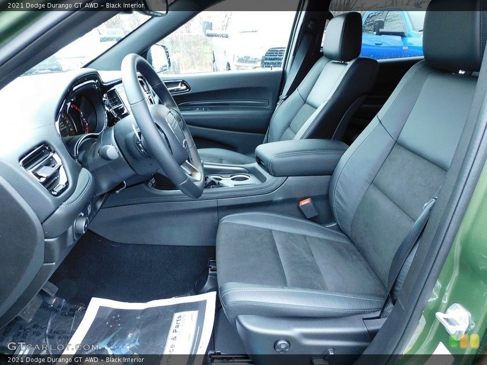 Black Interior Front Seat for the 2021 Dodge Durango GT AWD #140507356
