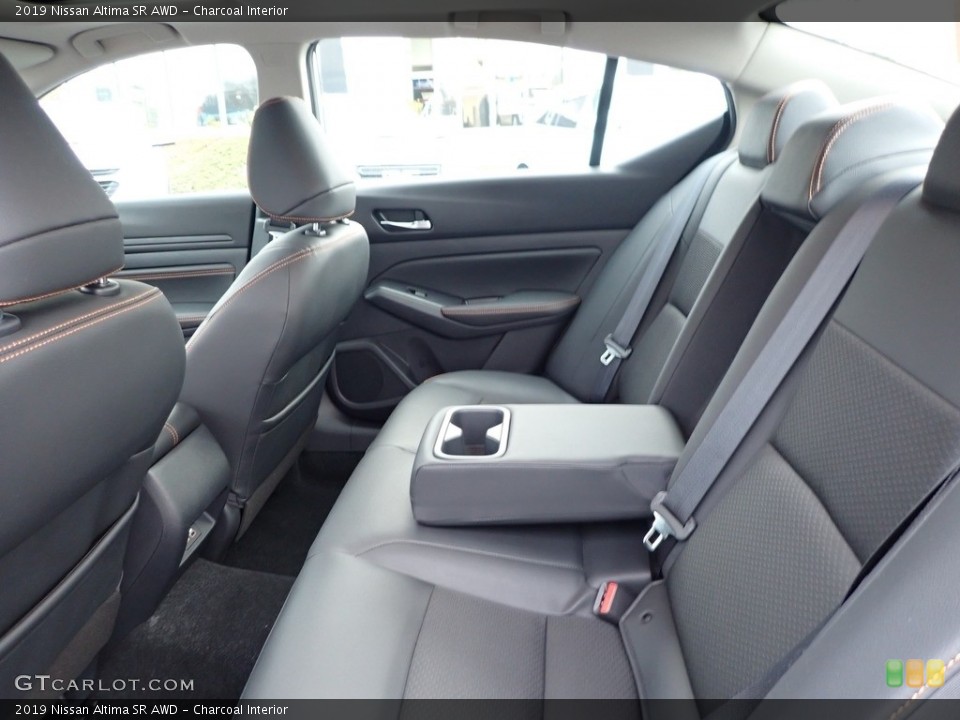 Charcoal Interior Rear Seat for the 2019 Nissan Altima SR AWD #140507491