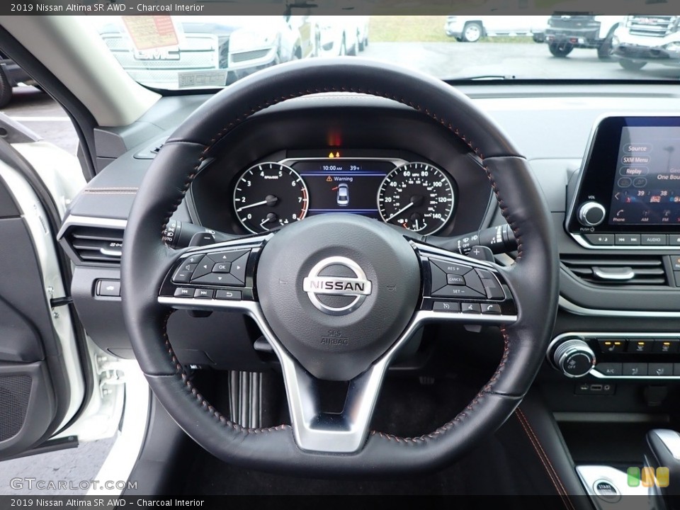 Charcoal Interior Steering Wheel for the 2019 Nissan Altima SR AWD #140507563