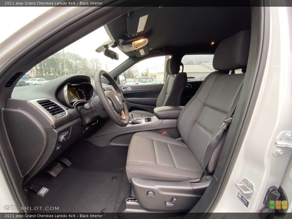Black Interior Front Seat for the 2021 Jeep Grand Cherokee Laredo 4x4 #140508703