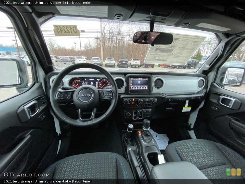 Black Interior Front Seat for the 2021 Jeep Wrangler Unlimited Islander 4x4 #140508946