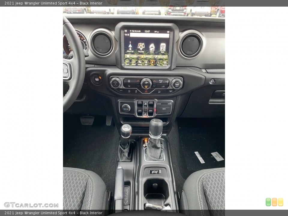 Black Interior Controls for the 2021 Jeep Wrangler Unlimited Sport 4x4 #140509624