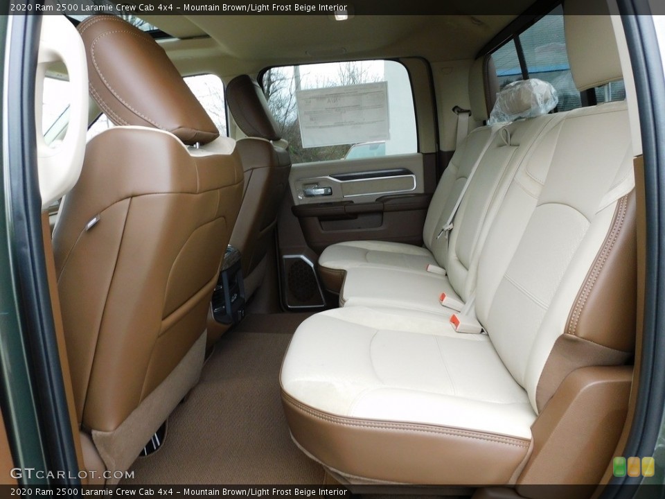Mountain Brown/Light Frost Beige Interior Rear Seat for the 2020 Ram 2500 Laramie Crew Cab 4x4 #140509870