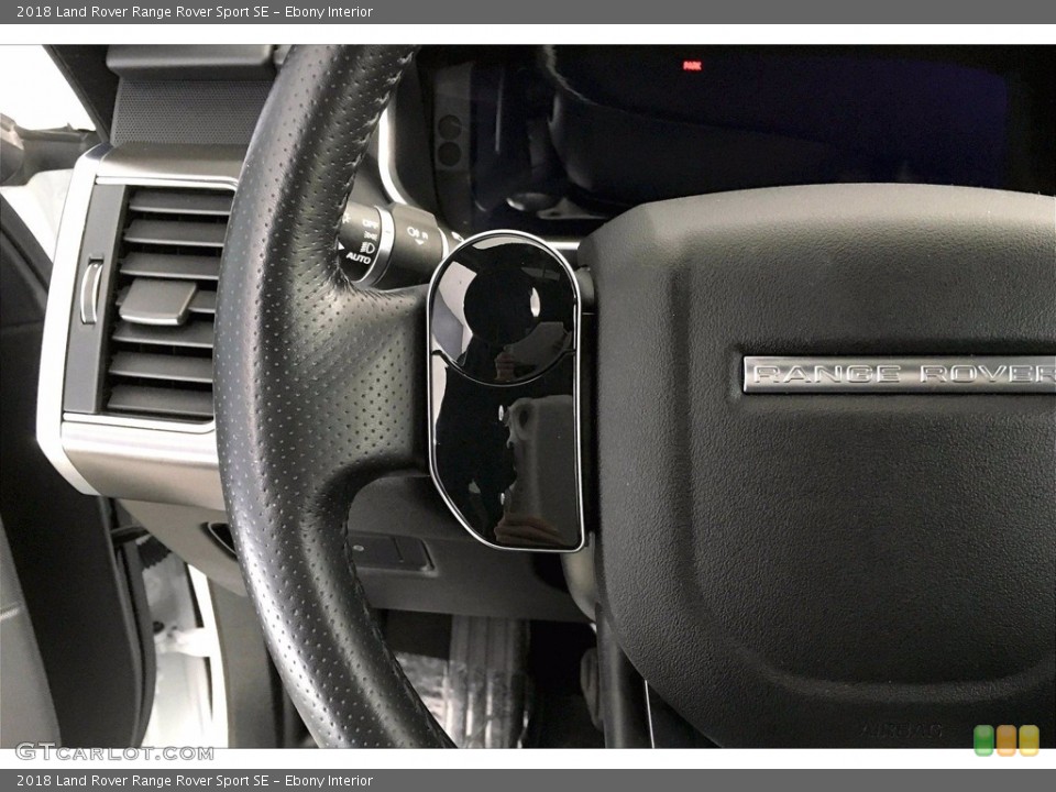 Ebony Interior Steering Wheel for the 2018 Land Rover Range Rover Sport SE #140511400