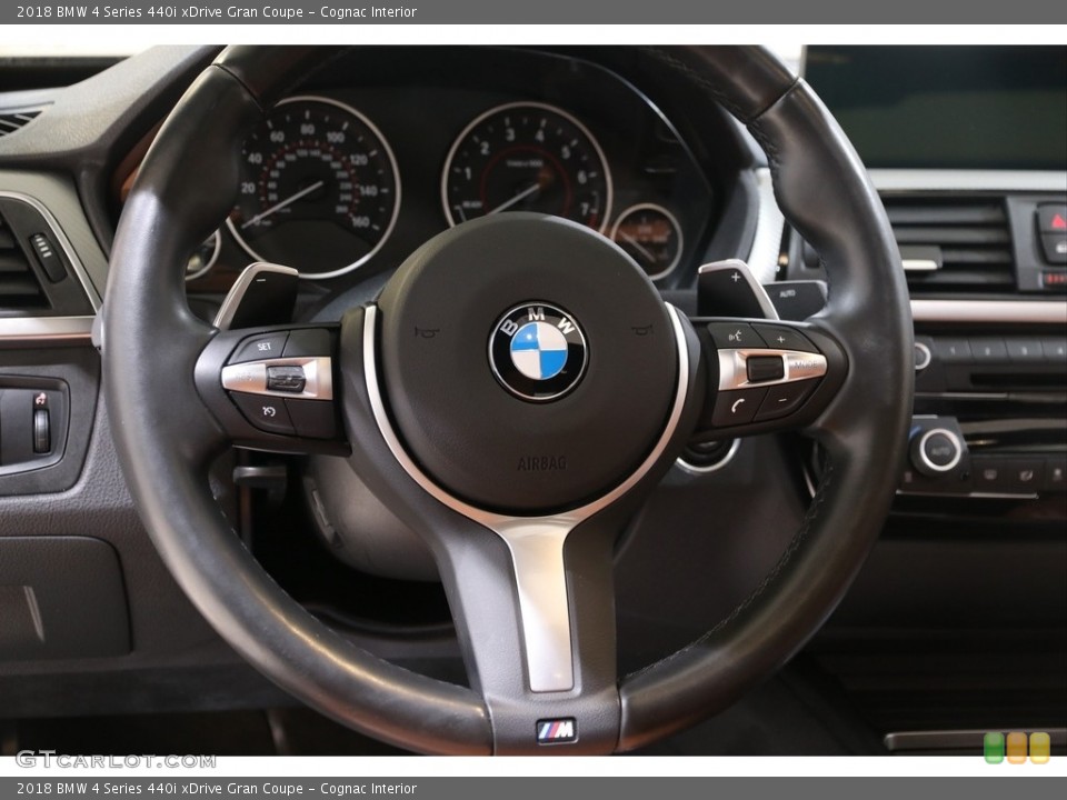 Cognac Interior Steering Wheel for the 2018 BMW 4 Series 440i xDrive Gran Coupe #140511700