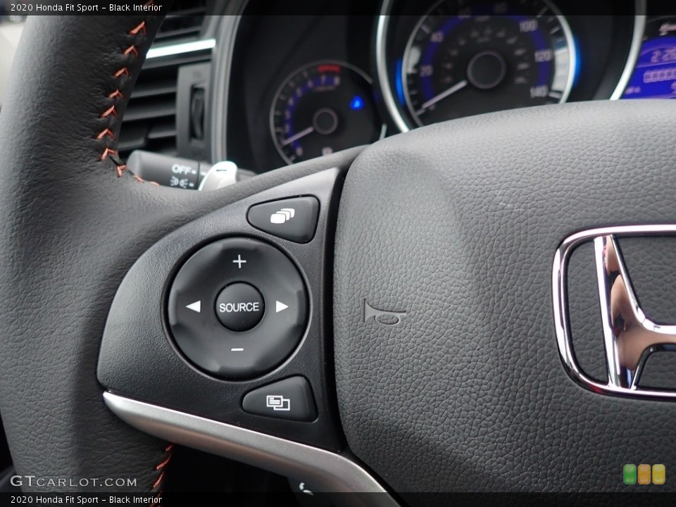 Black Interior Steering Wheel for the 2020 Honda Fit Sport #140513714