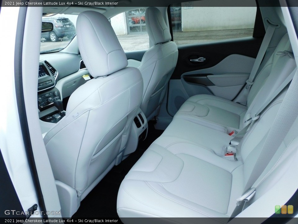 Ski Gray/Black Interior Rear Seat for the 2021 Jeep Cherokee Latitude Lux 4x4 #140514167