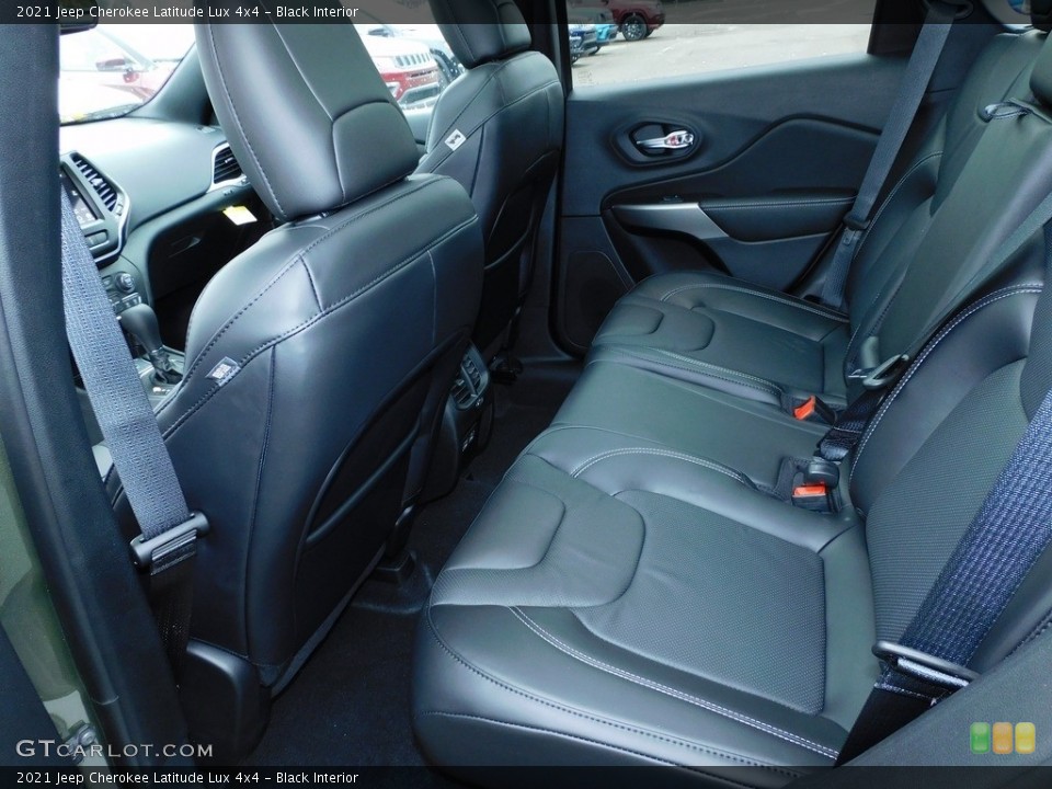 Black Interior Rear Seat for the 2021 Jeep Cherokee Latitude Lux 4x4 #140514296