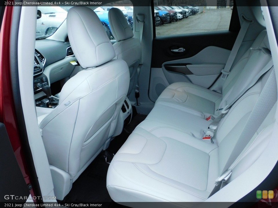 Ski Gray/Black Interior Rear Seat for the 2021 Jeep Cherokee Limited 4x4 #140514521