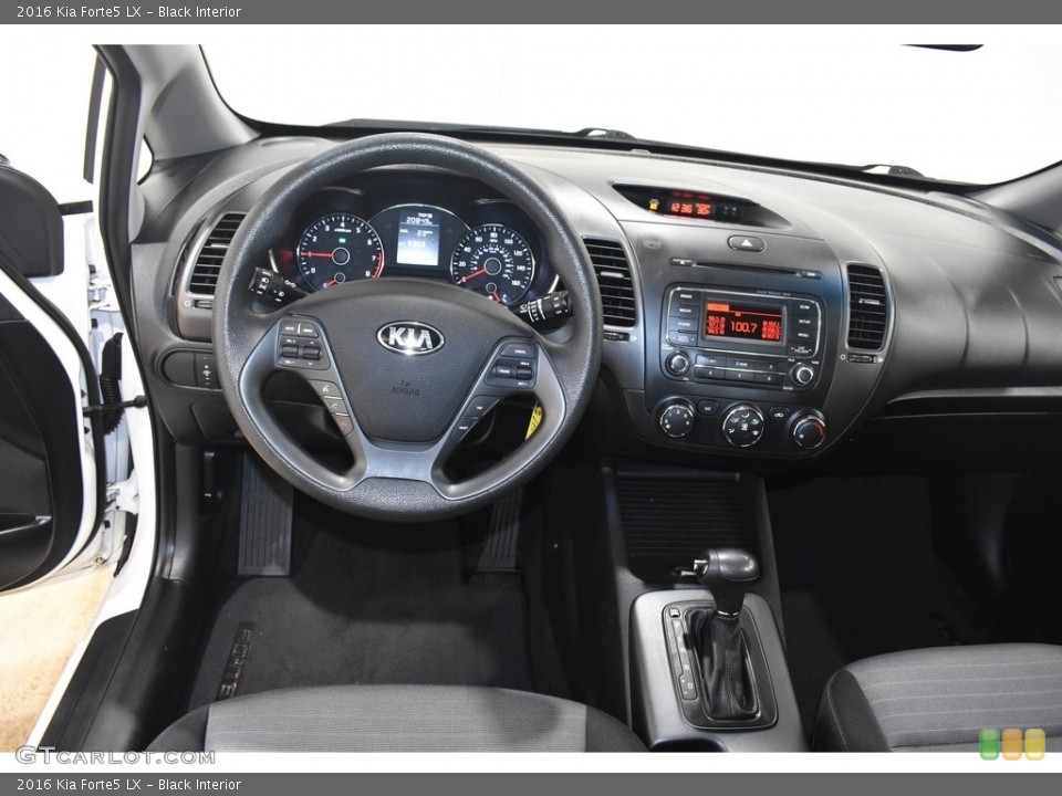 Black Interior Dashboard for the 2016 Kia Forte5 LX #140516377