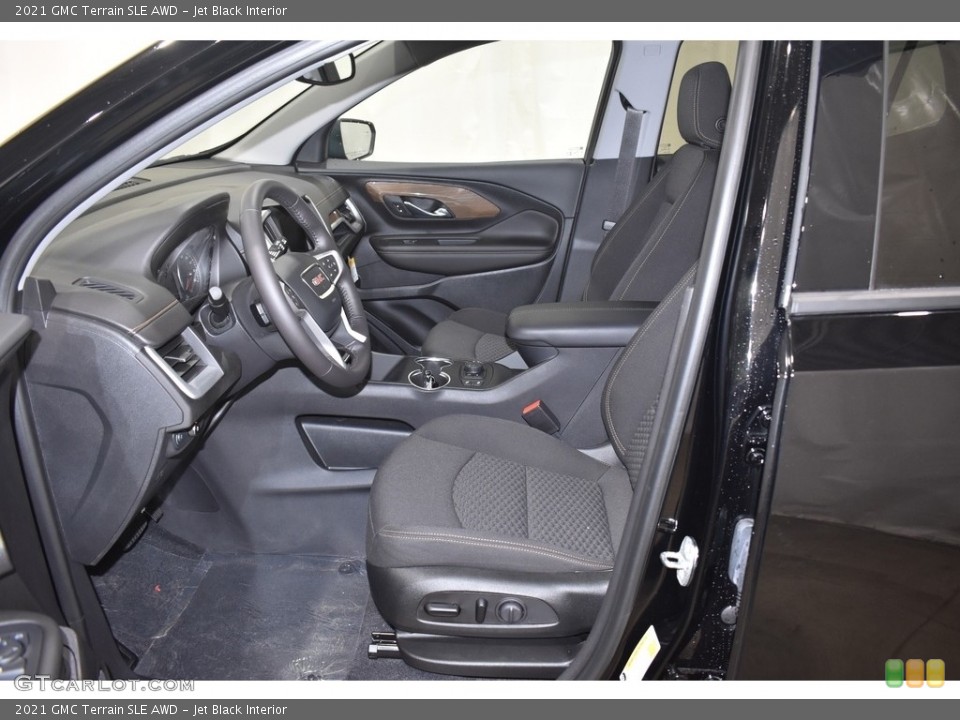 Jet Black Interior Photo for the 2021 GMC Terrain SLE AWD #140516596