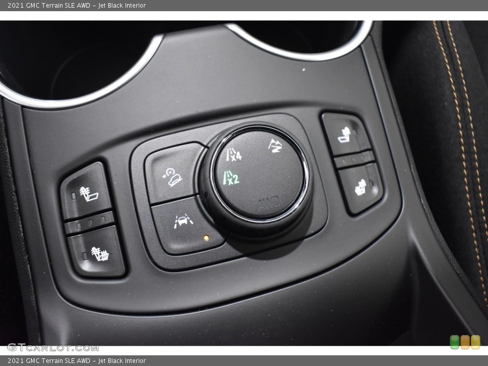 Jet Black Interior Controls for the 2021 GMC Terrain SLE AWD #140516644