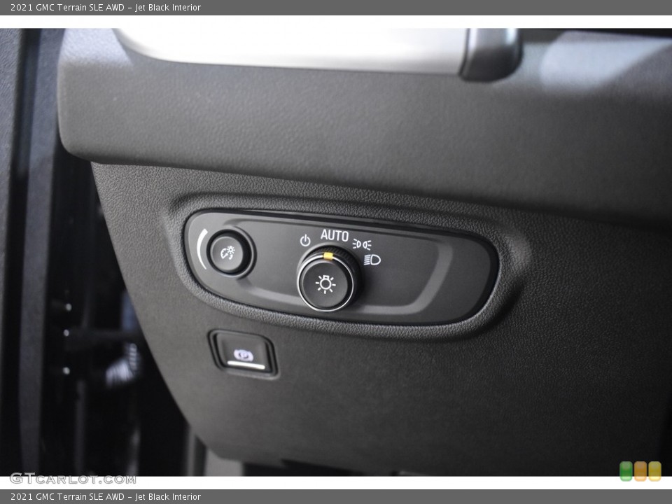 Jet Black Interior Controls for the 2021 GMC Terrain SLE AWD #140516686