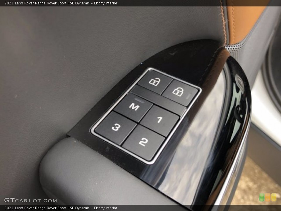 Ebony Interior Controls for the 2021 Land Rover Range Rover Sport HSE Dynamic #140516920