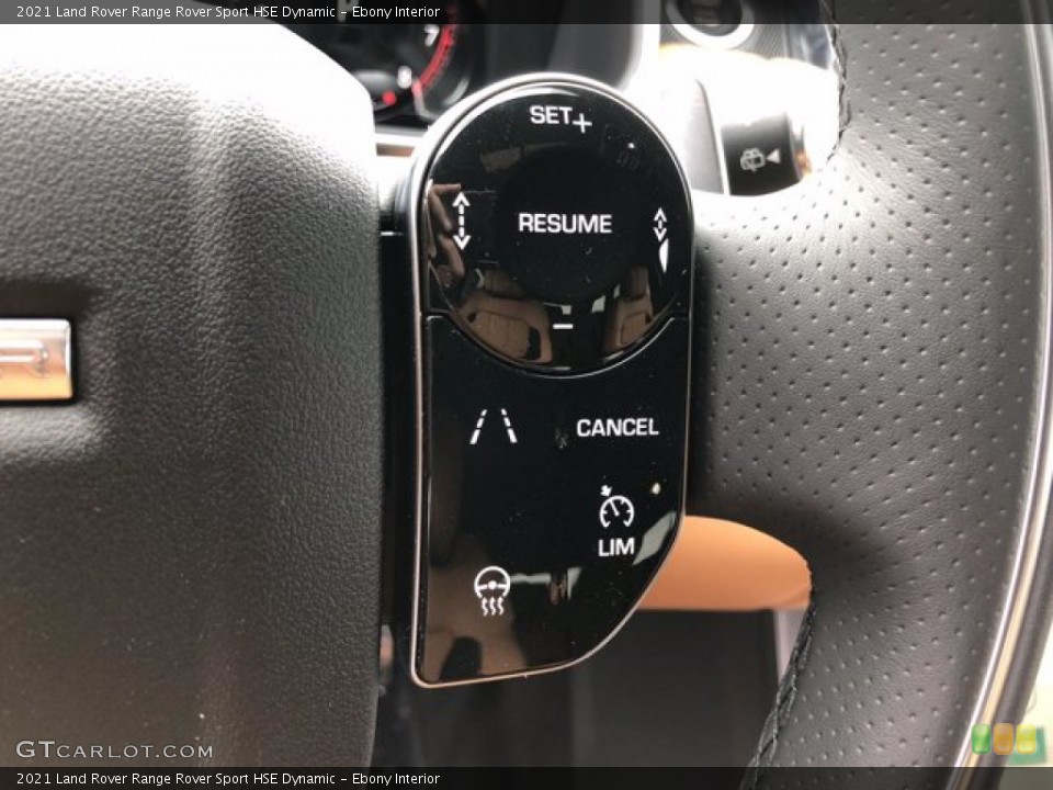 Ebony Interior Steering Wheel for the 2021 Land Rover Range Rover Sport HSE Dynamic #140517016