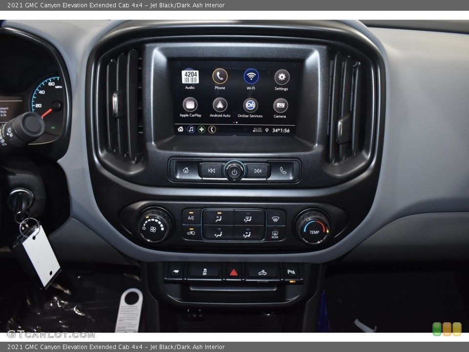 Jet Black/Dark Ash Interior Controls for the 2021 GMC Canyon Elevation Extended Cab 4x4 #140517193