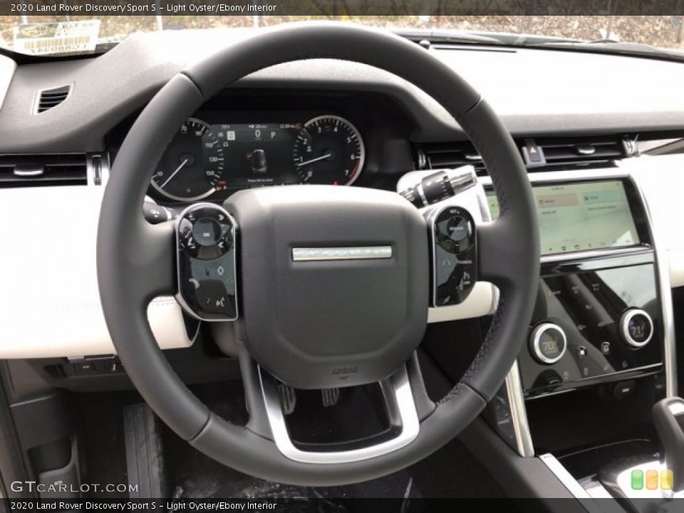 Light Oyster/Ebony Interior Steering Wheel for the 2020 Land Rover Discovery Sport S #140518183