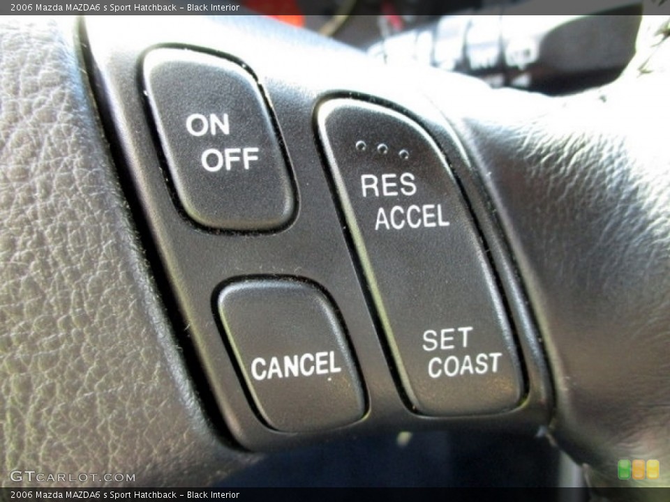 Black Interior Steering Wheel for the 2006 Mazda MAZDA6 s Sport Hatchback #140518207