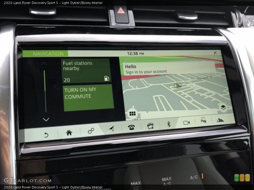 Light Oyster/Ebony Interior Navigation for the 2020 Land Rover Discovery Sport S #140518270