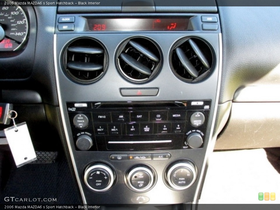 Black Interior Controls for the 2006 Mazda MAZDA6 s Sport Hatchback #140518450