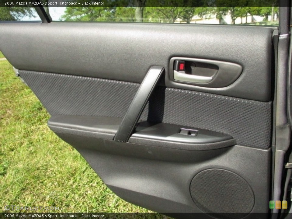 Black Interior Door Panel for the 2006 Mazda MAZDA6 s Sport Hatchback #140518492