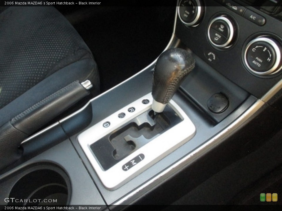 Black Interior Transmission for the 2006 Mazda MAZDA6 s Sport Hatchback #140518576