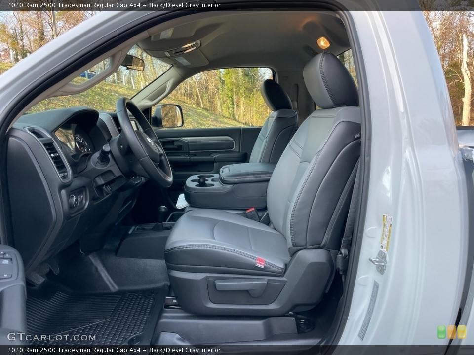 Black/Diesel Gray Interior Photo for the 2020 Ram 2500 Tradesman Regular Cab 4x4 #140519626