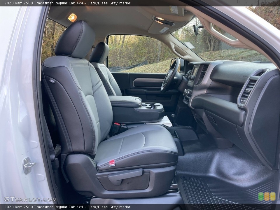 Black/Diesel Gray Interior Front Seat for the 2020 Ram 2500 Tradesman Regular Cab 4x4 #140519679
