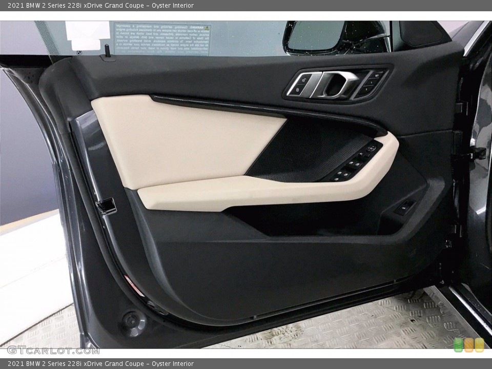 Oyster Interior Door Panel for the 2021 BMW 2 Series 228i xDrive Grand Coupe #140520316