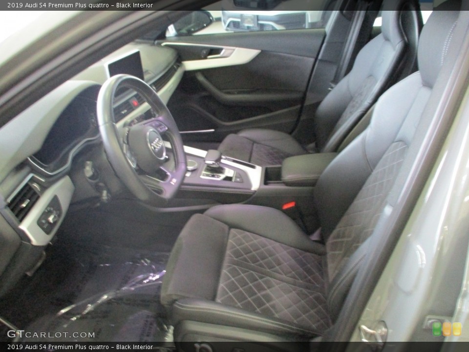 Black Interior Front Seat for the 2019 Audi S4 Premium Plus quattro #140520640