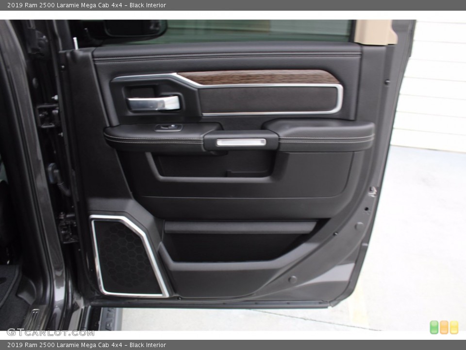 Black Interior Door Panel for the 2019 Ram 2500 Laramie Mega Cab 4x4 #140521168
