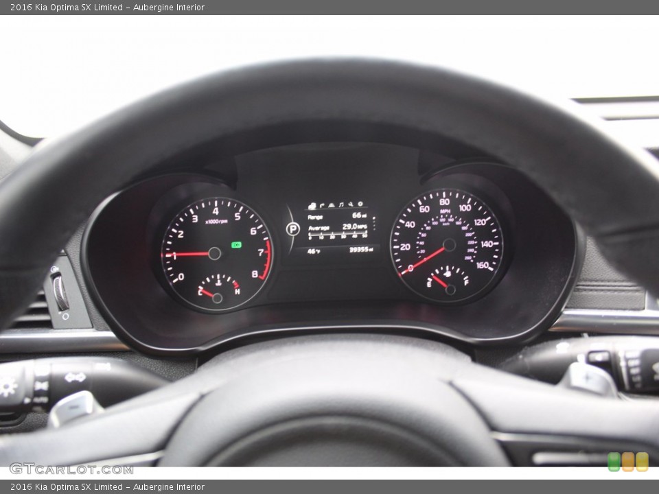 Aubergine Interior Gauges for the 2016 Kia Optima SX Limited #140522332