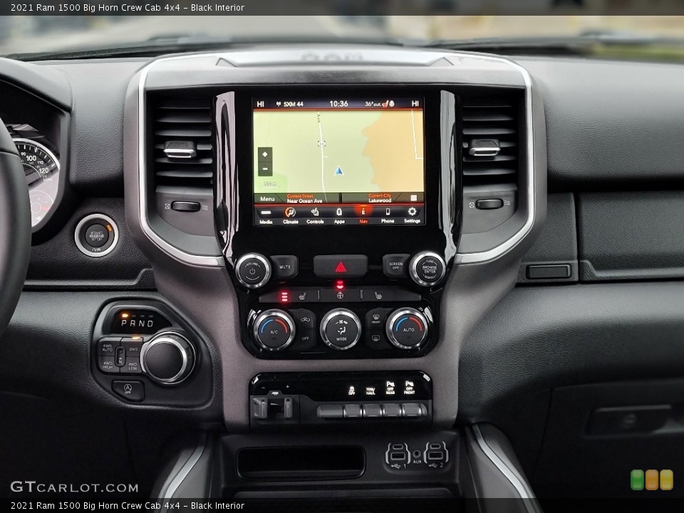Black Interior Controls for the 2021 Ram 1500 Big Horn Crew Cab 4x4 #140527207