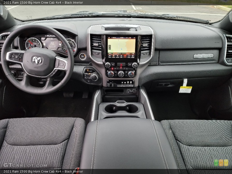 Black Interior Front Seat for the 2021 Ram 1500 Big Horn Crew Cab 4x4 #140527588