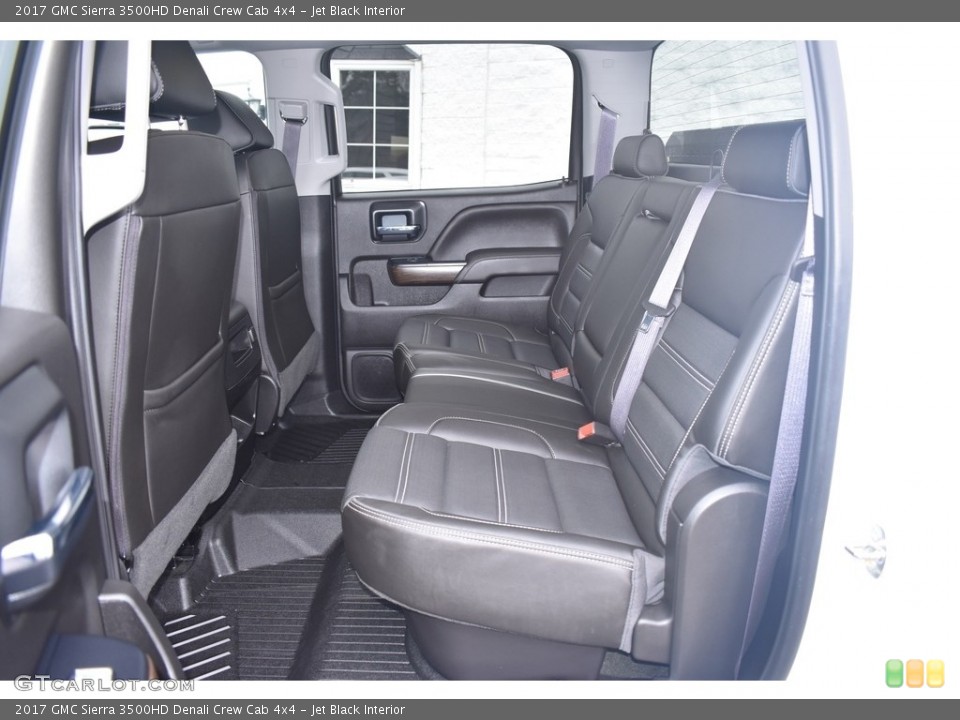 Jet Black Interior Rear Seat for the 2017 GMC Sierra 3500HD Denali Crew Cab 4x4 #140528815