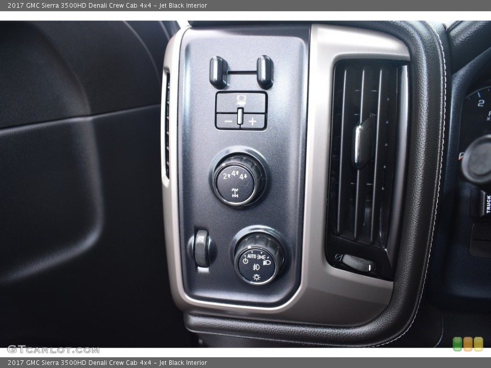 Jet Black Interior Controls for the 2017 GMC Sierra 3500HD Denali Crew Cab 4x4 #140528932