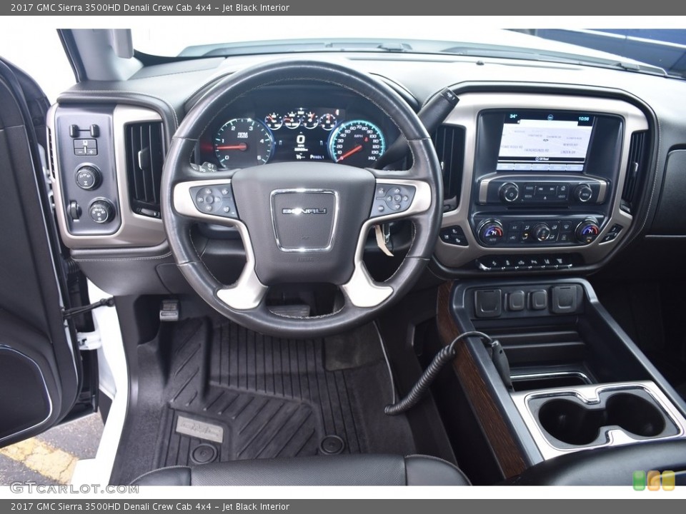Jet Black Interior Dashboard for the 2017 GMC Sierra 3500HD Denali Crew Cab 4x4 #140528958