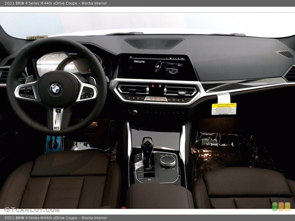 Mocha Interior Dashboard for the 2021 BMW 4 Series M440i xDrive Coupe #140529451