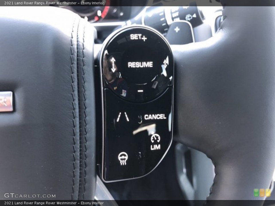 Ebony Interior Steering Wheel for the 2021 Land Rover Range Rover Westminster #140529703