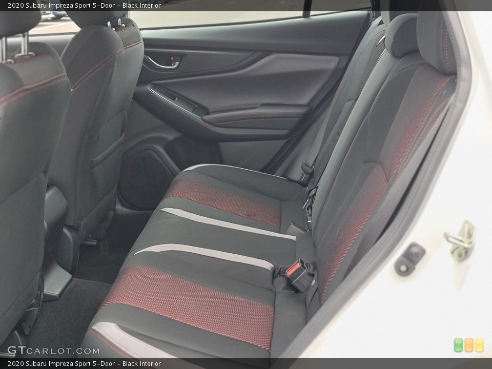 Black Interior Rear Seat for the 2020 Subaru Impreza Sport 5-Door #140531241