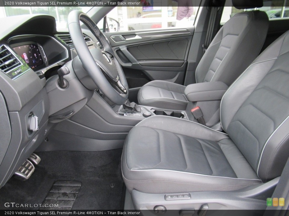 Titan Black Interior Front Seat for the 2020 Volkswagen Tiguan SEL Premium R-Line 4MOTION #140531536