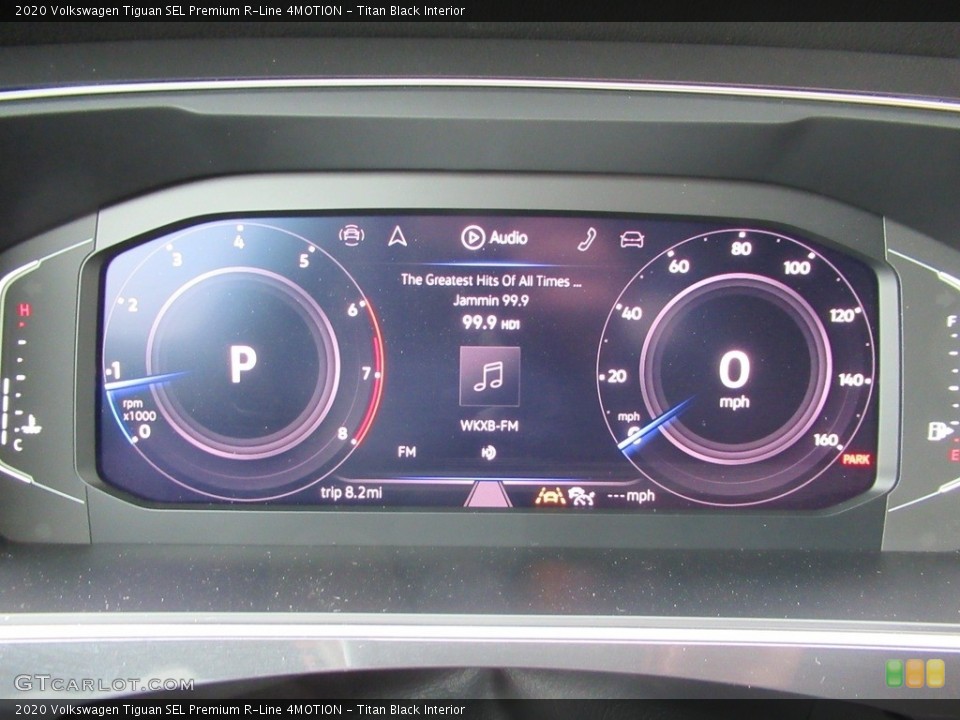 Titan Black Interior Gauges for the 2020 Volkswagen Tiguan SEL Premium R-Line 4MOTION #140531677