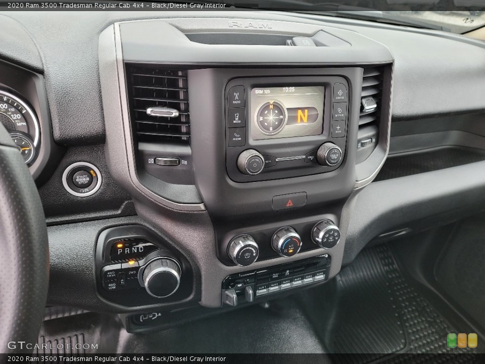 Black/Diesel Gray Interior Controls for the 2020 Ram 3500 Tradesman Regular Cab 4x4 #140532073