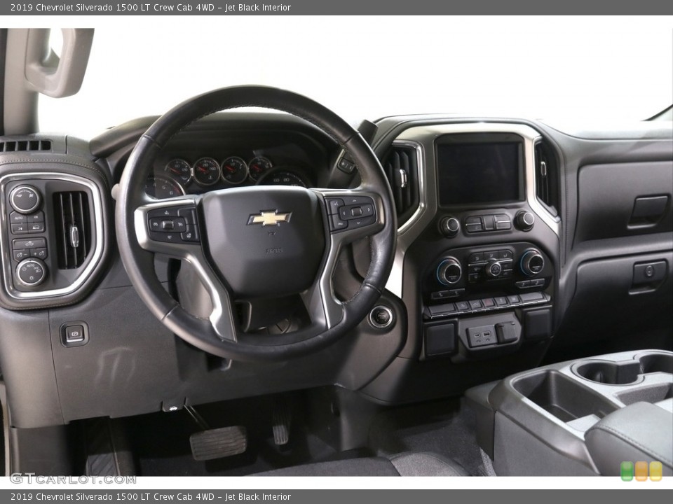 Jet Black Interior Dashboard for the 2019 Chevrolet Silverado 1500 LT Crew Cab 4WD #140532472