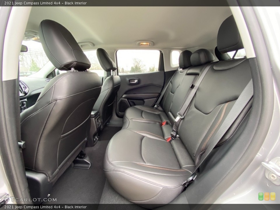 Black Interior Rear Seat for the 2021 Jeep Compass Limited 4x4 #140532919